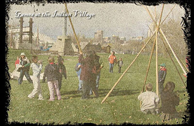 Games at the Indian Village
